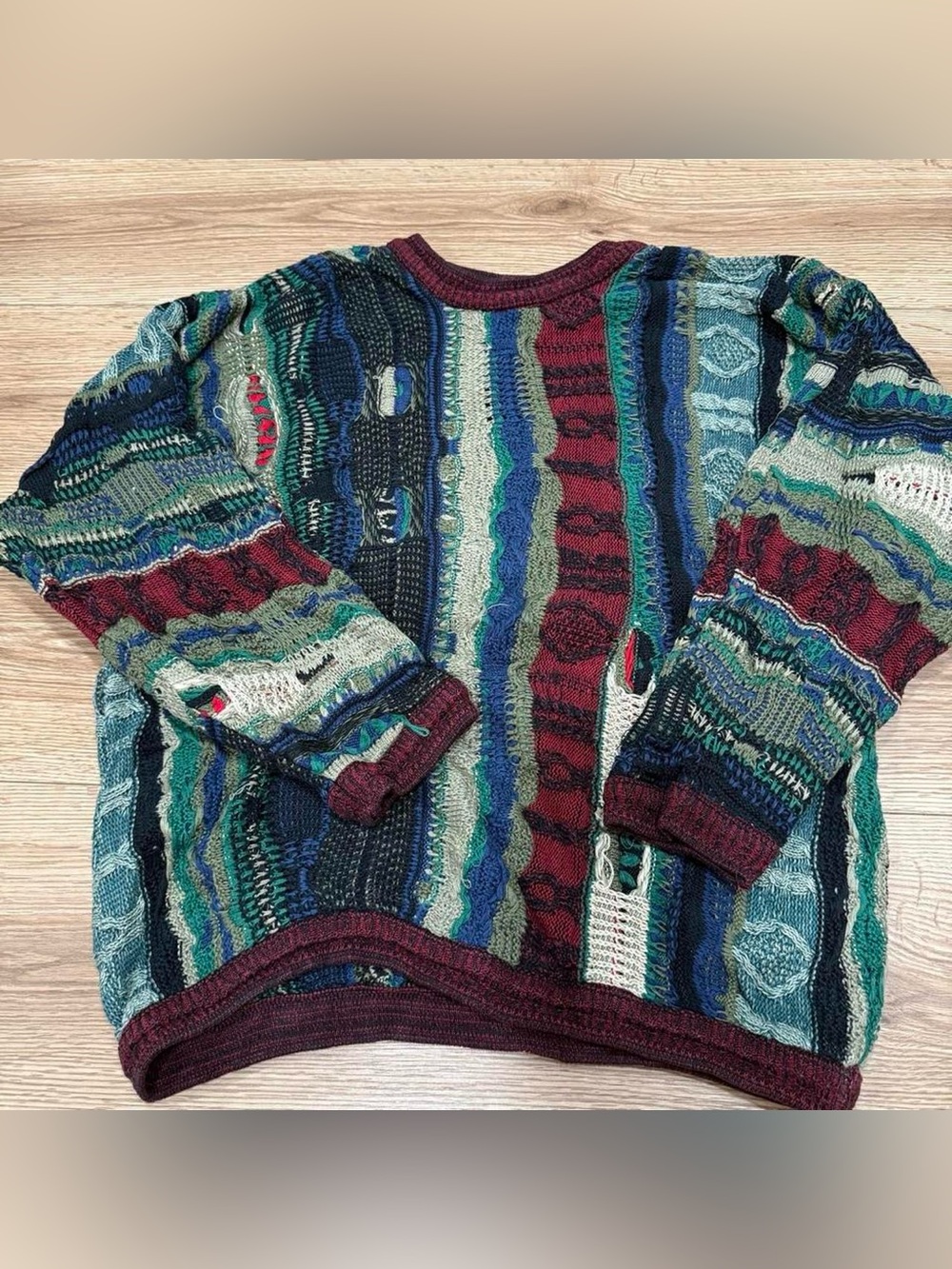 Vintage 90s Coogi Vibrant Knitted Sweater